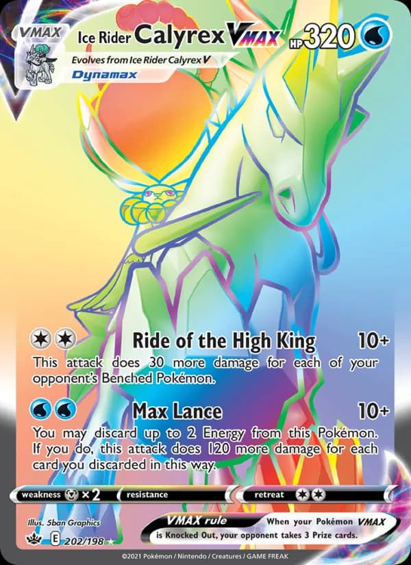 Ice Rider Calyrex VMAX 202/198, Chilling Reign