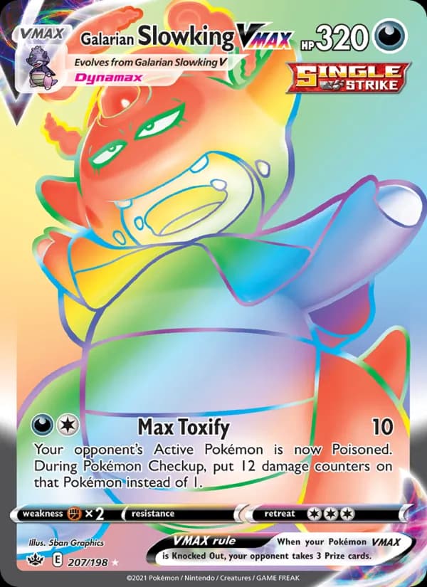 Galarian Slowking VMAX 207/198, Chilling Reign