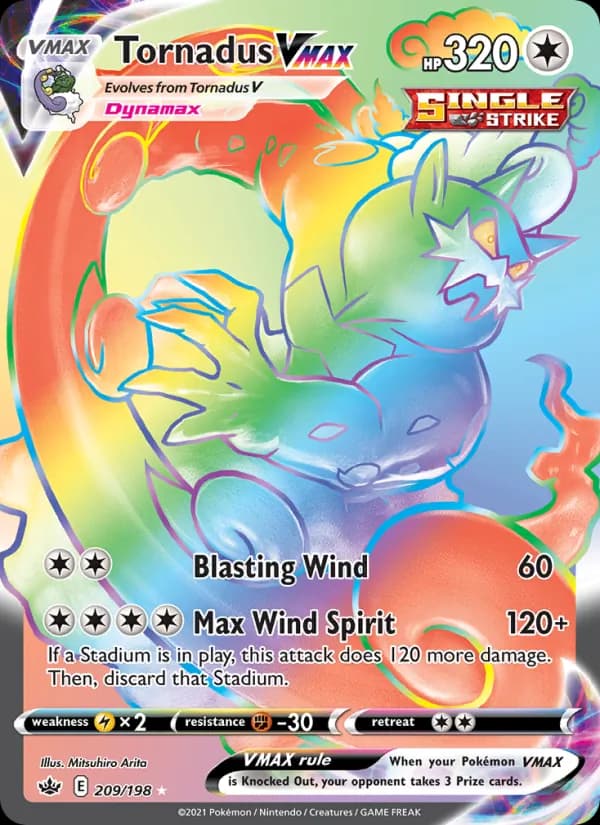 Tornadus VMAX 209/198, Chilling Reign