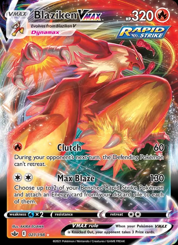 Blaziken VMAX 21/198, Chilling Reign