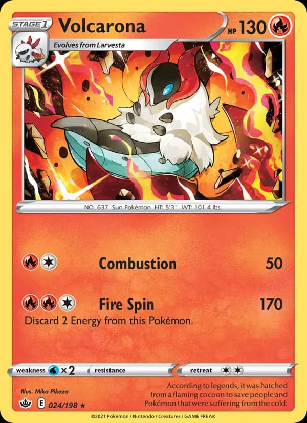Volcarona 24/198, Chilling Reign