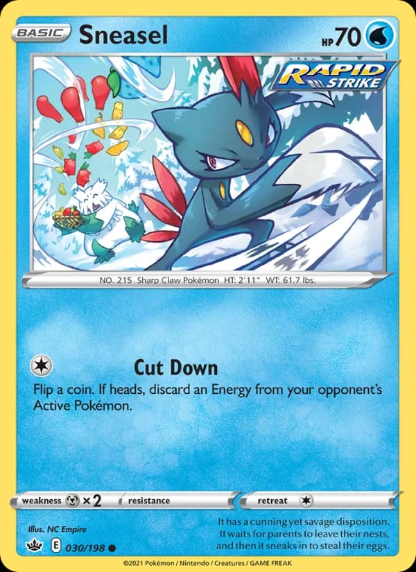 Sneasel 30/198, Chilling Reign