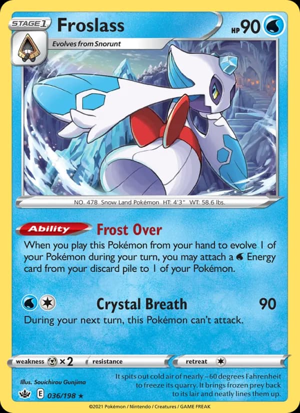 Froslass 36/198, Chilling Reign