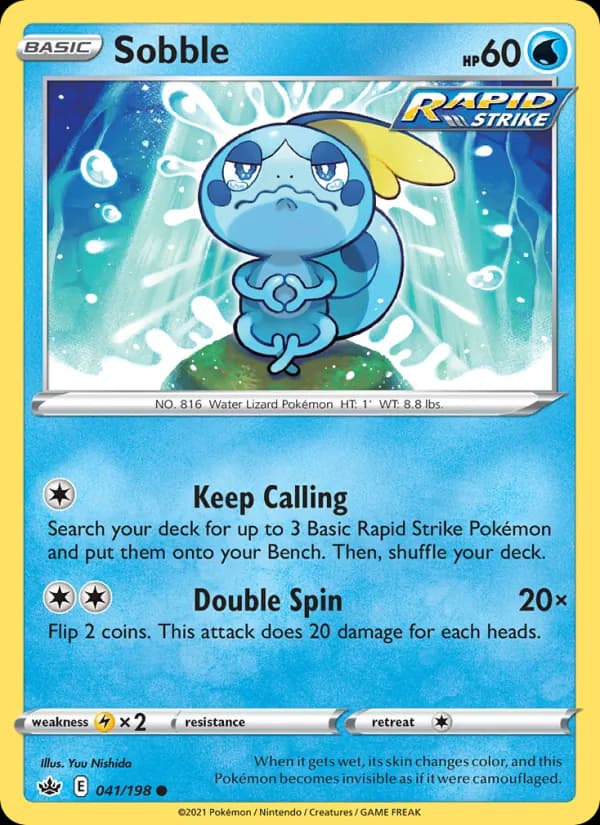 Sobble 41/198, Chilling Reign