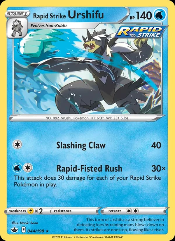 Rapid Strike Urshifu 44/198, Chilling Reign