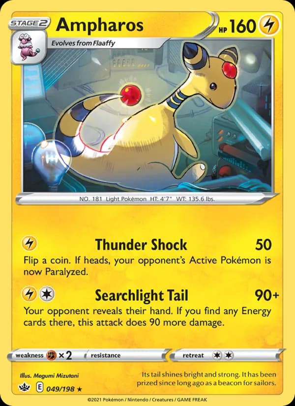 Ampharos 49/198, Chilling Reign