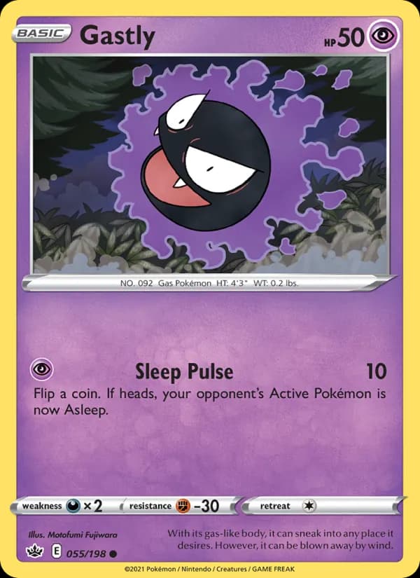 Gastly 55/198, Chilling Reign