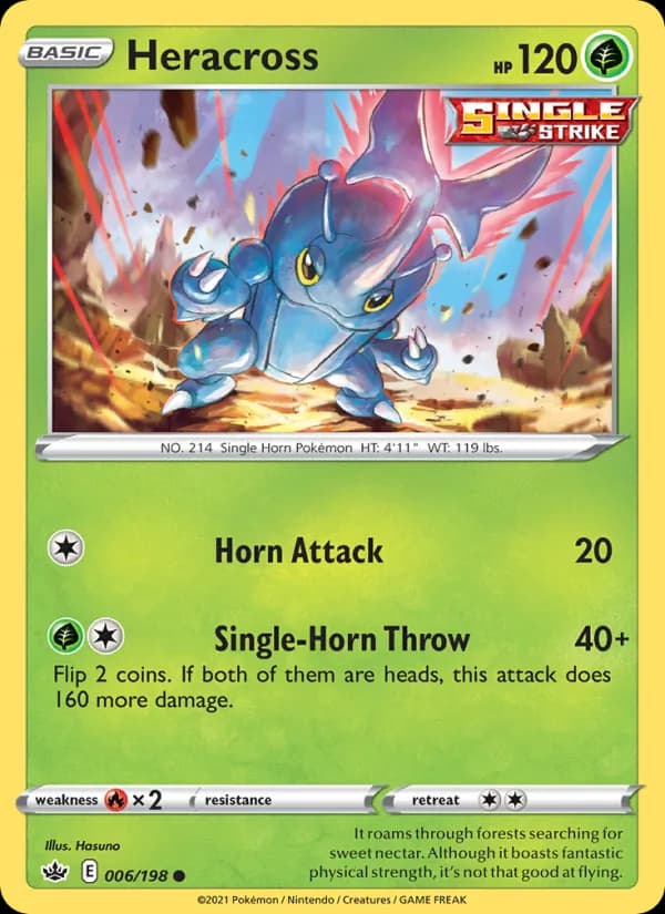 Heracross 6/198, Chilling Reign