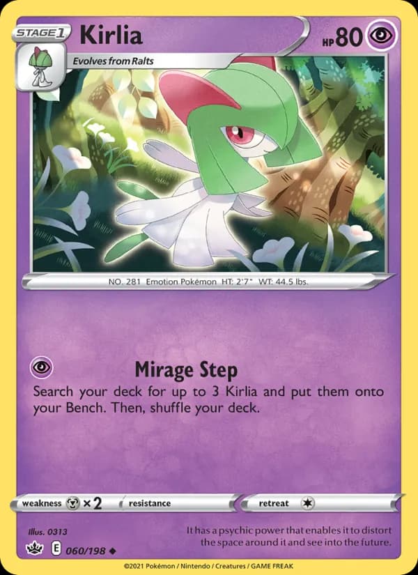 Kirlia 60/198, Chilling Reign