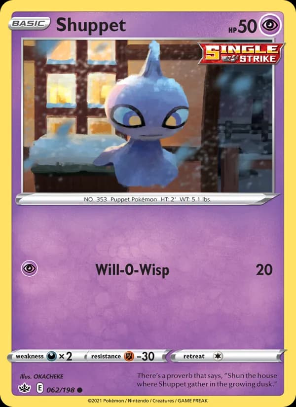 Shuppet 62/198, Chilling Reign