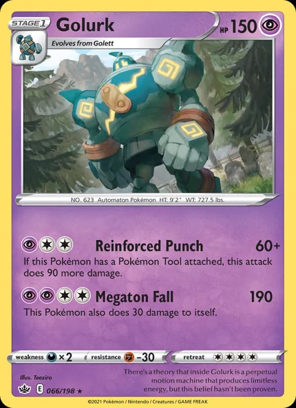Golurk 66/198, Chilling Reign