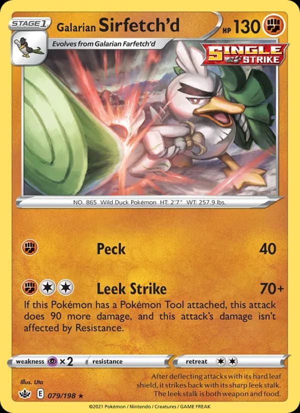 Galarian Sirfetch'd 79/198, Chilling Reign