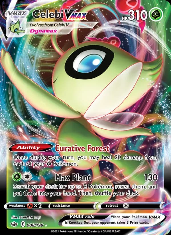 Celebi VMAX 8/198, Chilling Reign