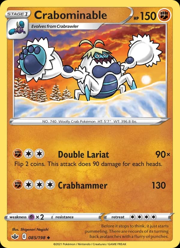 Crabominable 85/198, Chilling Reign