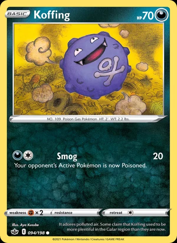 Koffing 94/198, Chilling Reign