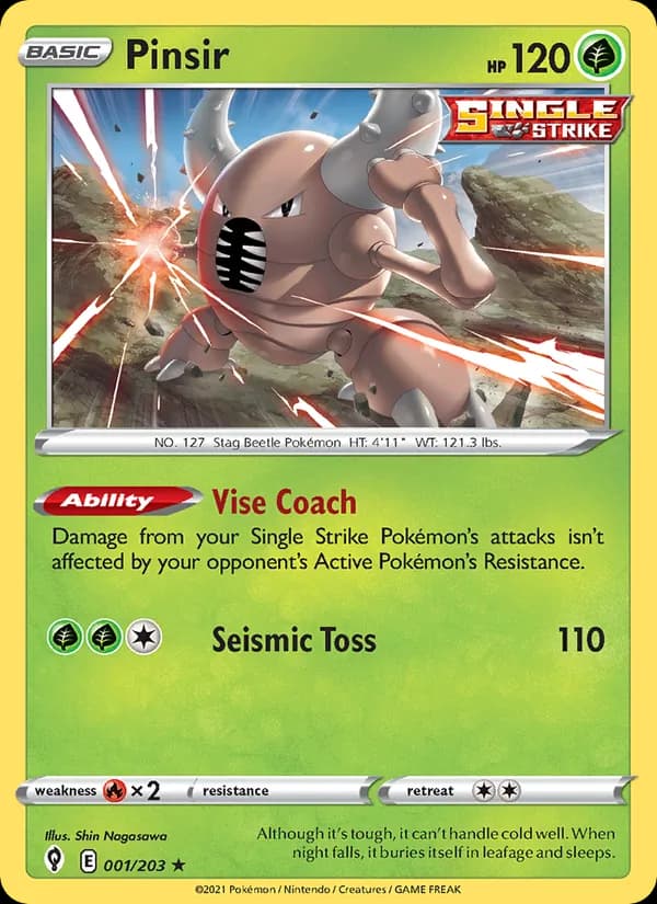 Pinsir 1/203, Evolving Skies