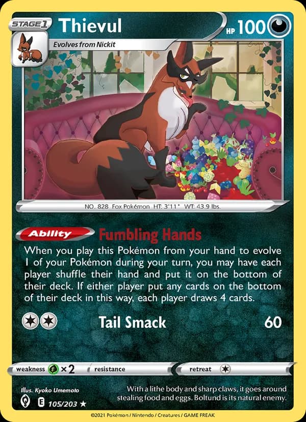 Thievul 105/203, Evolving Skies