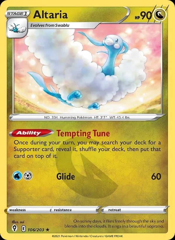 Altaria 106/203, Evolving Skies