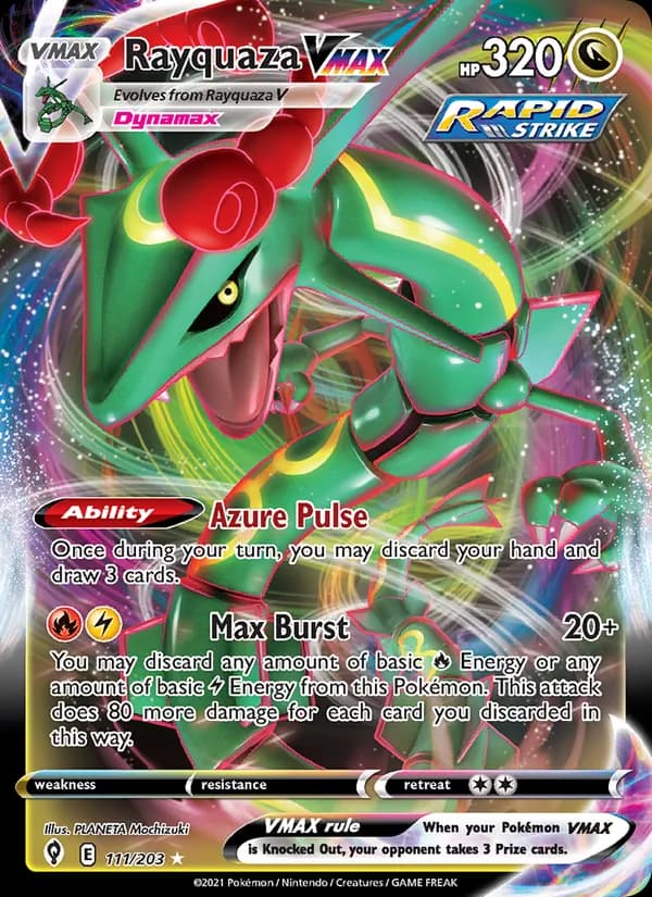 Rayquaza VMAX 111/203, Evolving Skies