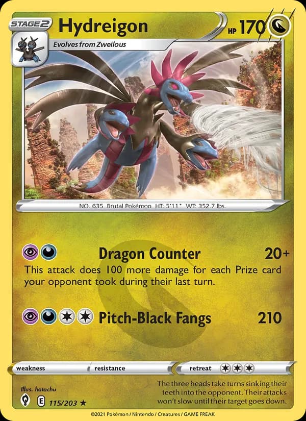 Hydreigon 115/203, Evolving Skies