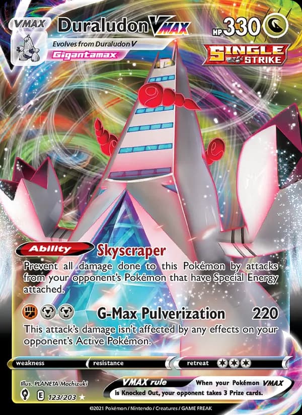 Duraludon VMAX 123/203, Evolving Skies