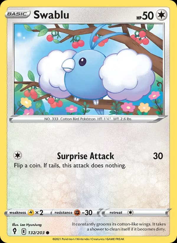 Swablu 132/203, Evolving Skies