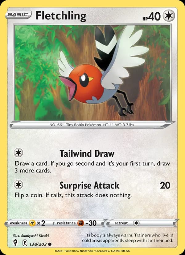Fletchling 138/203, Evolving Skies