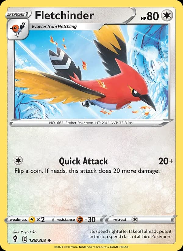 Fletchinder 139/203, Evolving Skies