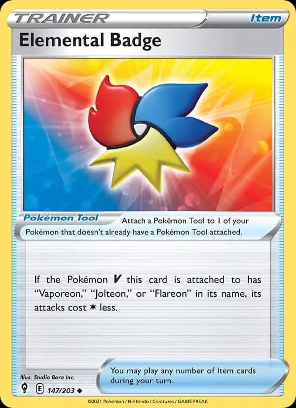 Elemental Badge 147/203, Evolving Skies