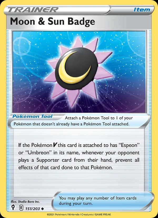 Moon & Sun Badge 151/203, Evolving Skies