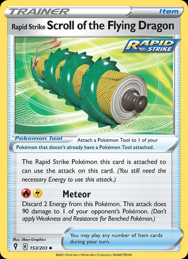 Rapid Strike Scroll of the Flying Dragon 153/203, Evolving Skies