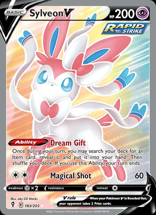 Sylveon V 183/203, Evolving Skies