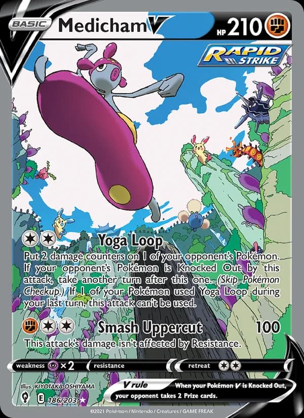 Medicham V 186/203, Evolving Skies