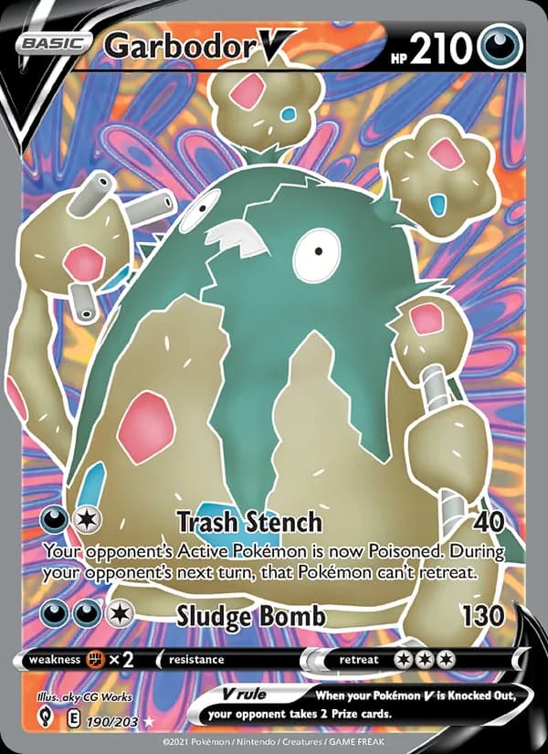 Garbodor V 190/203, Evolving Skies