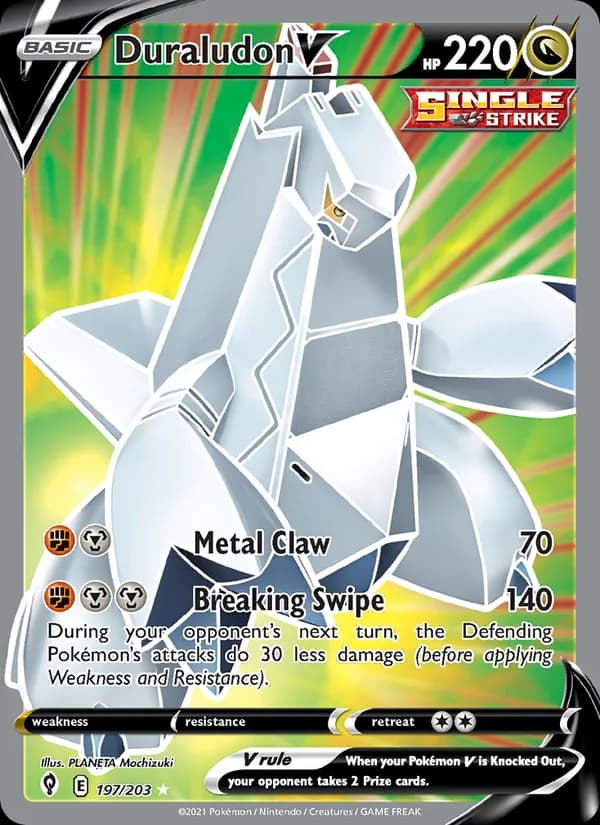 Duraludon V 197/203, Evolving Skies