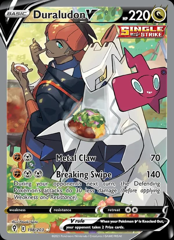 Duraludon V 198/203, Evolving Skies