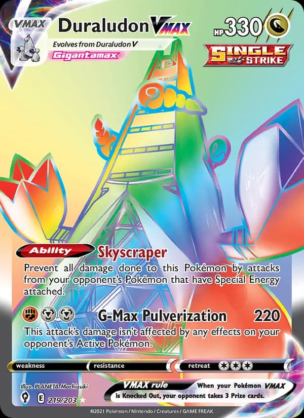 Duraludon VMAX 219/203, Evolving Skies