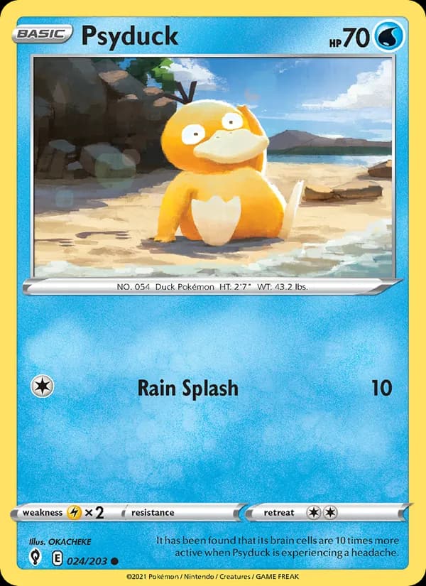 Psyduck 24/203, Evolving Skies