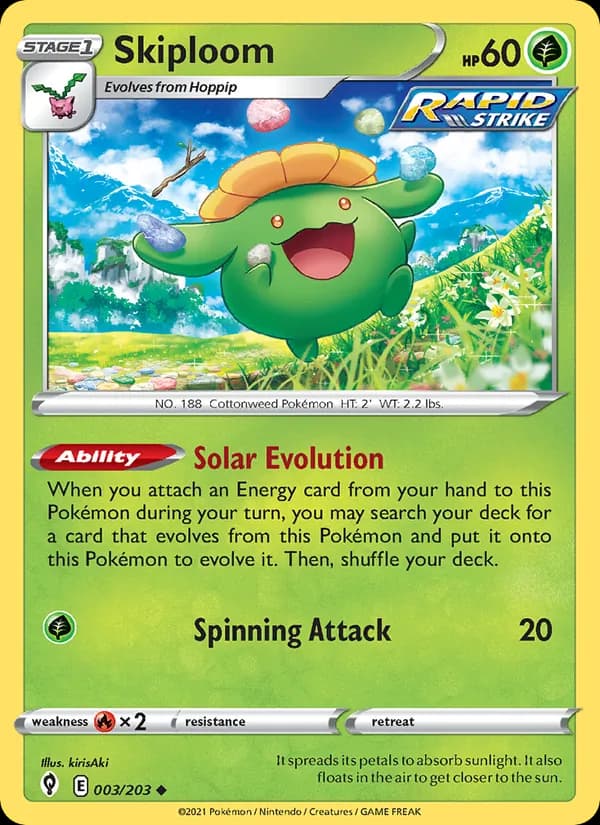 Skiploom 3/203, Evolving Skies