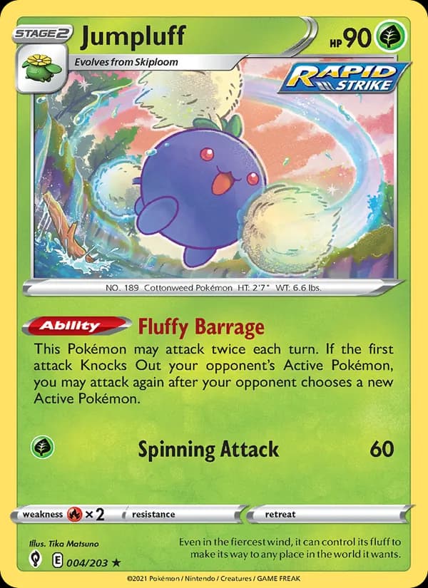 Jumpluff 4/203, Evolving Skies