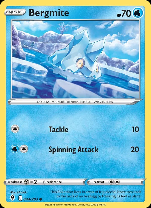Bergmite 44/203, Evolving Skies