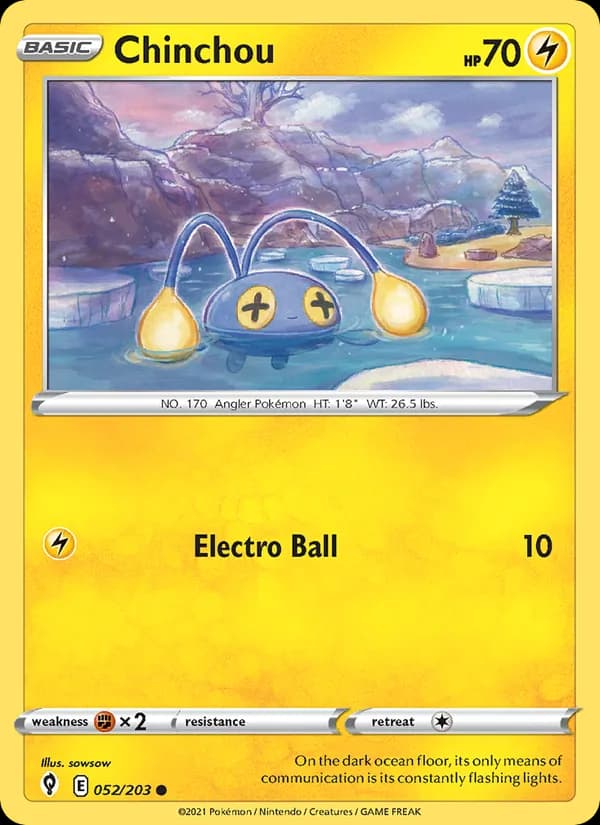 Chinchou 52/203, Evolving Skies