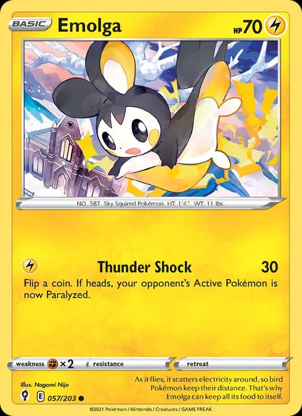 Emolga 57/203, Evolving Skies