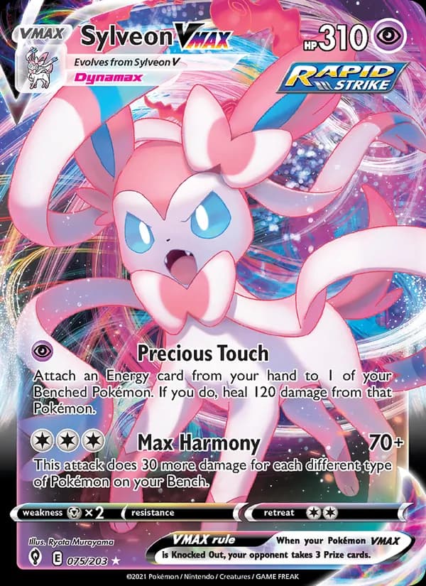 Sylveon VMAX 75/203, Evolving Skies