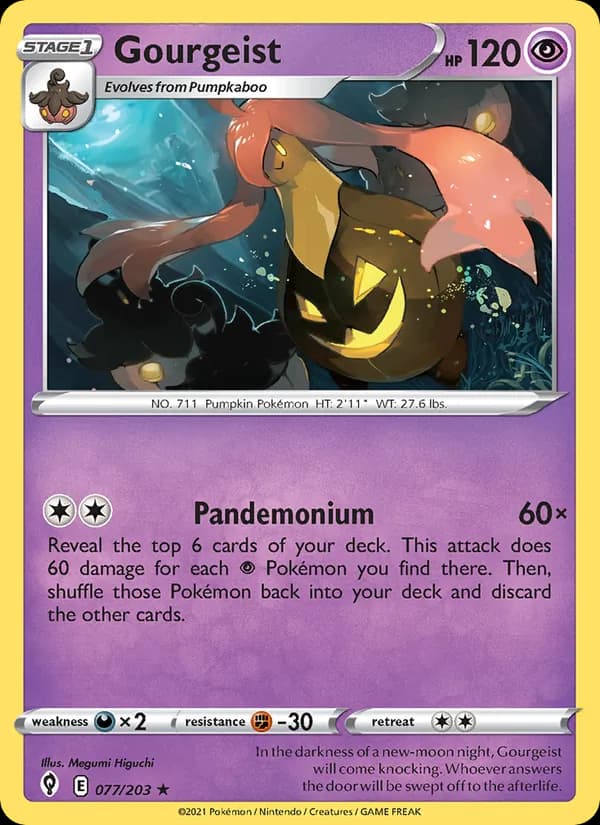 Gourgeist 77/203, Evolving Skies
