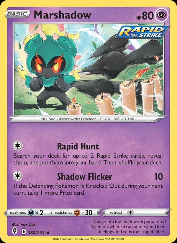 Marshadow 80/203, Evolving Skies