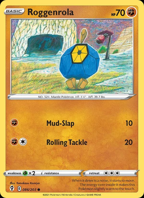 Roggenrola 86/203, Evolving Skies