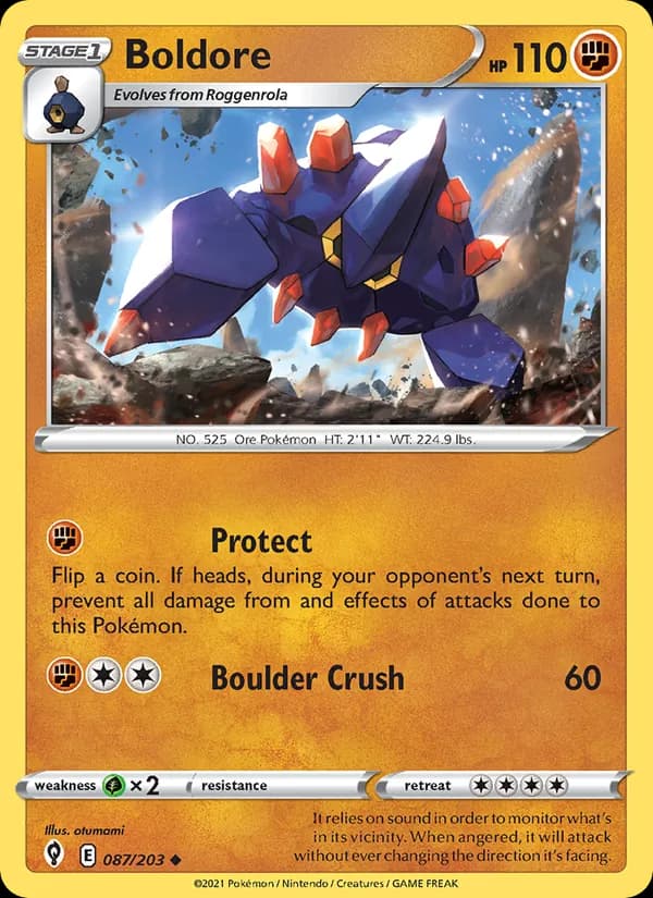 Boldore 87/203, Evolving Skies