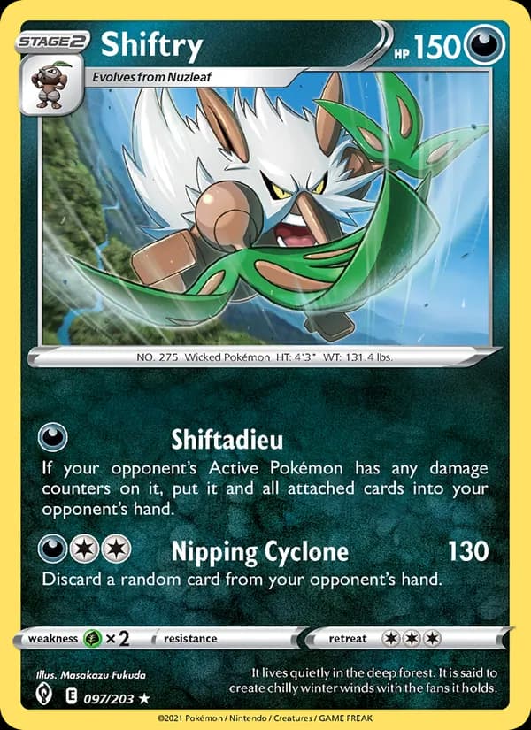Shiftry 97/203, Evolving Skies