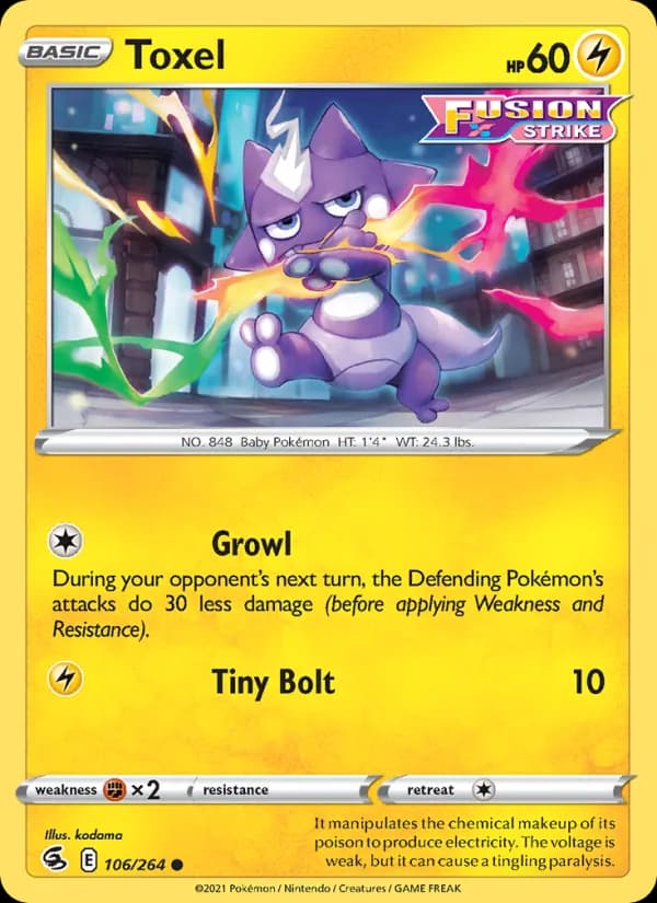 Toxel 106/264, Fusion Strike